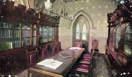 The first George Morrison Memorial Library, circa 1904.